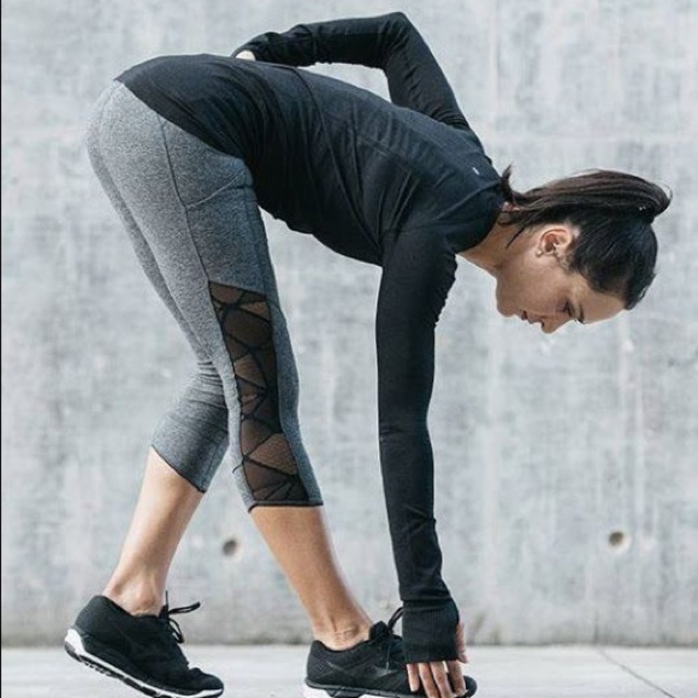 lululemon Goal Crusher Crop *4 Mess